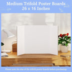 AKONEGE 12 Pack Medium Trifold Poster Board, School Projects, Science Fair - Image 4