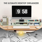 opnice desk organizers and accessories, dual monitor stand, package contents