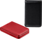 Outus 2 Pieces Business Card Holder, PU Leather Business Card Case Pocket Wallet - Image 4