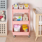 Calmootey 3-Tier Rolling Utility Cart - Image 3
