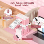 MUNBYN Label Holder for Rolls and Fanfold Labels, Thermal Sticker Holder for - Image 5
