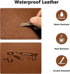 PU Leather Desk Pad Protector Gaming Mouse Pad Non Slip Desk Mat - Image 2