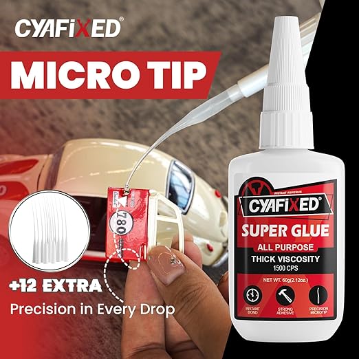 Thick Super Glue 120 Gram, Heavy Duty Instant Cyanoacrylate Adhesive - Image 5