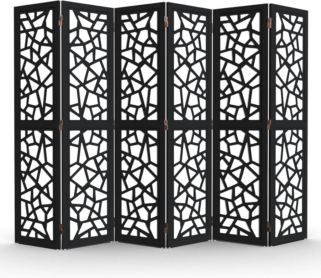 VINGLI 70'' H Room Divider, Non-Woven Fabric Privacy Screen, Indoor Partition