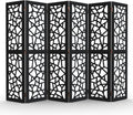 VINGLI 70'' H Room Divider, Non-Woven Fabric Privacy Screen, Indoor Partition