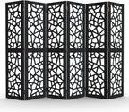 VINGLI 70'' H Room Divider, Non-Woven Fabric Privacy Screen, Indoor Partition