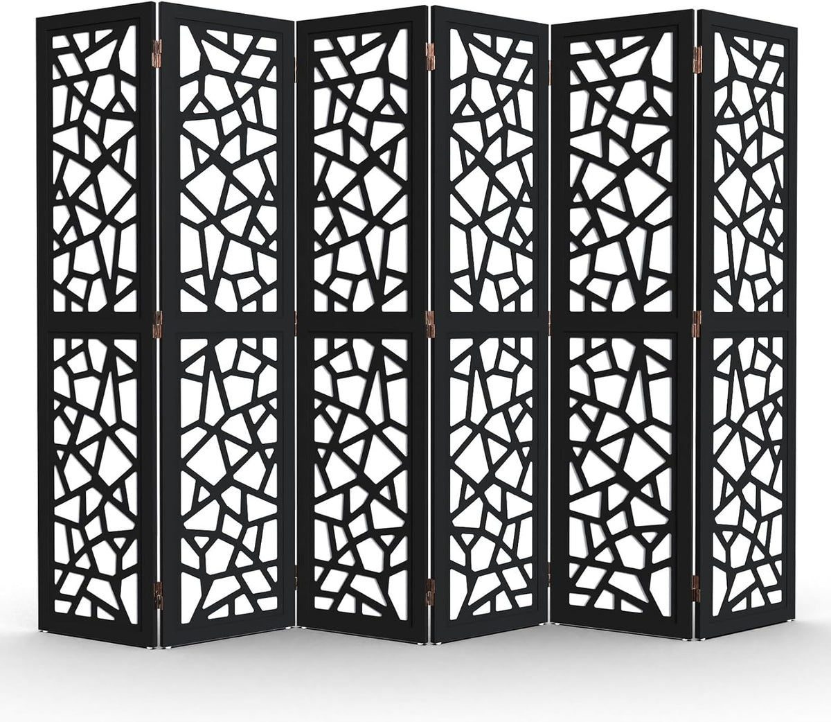 VINGLI 70'' H Room Divider, Non-Woven Fabric Privacy Screen, Indoor Partition