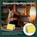 2 Pack Index Card Display Stand 4x6 Index Card Storage Box Flash Card Holder - Image 6