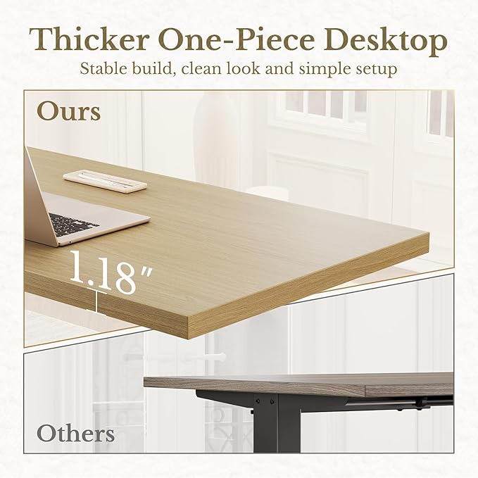 ErGear Height Adjustable Electric Standing Desk, 47.2 x 23.6 Inches Sit Stand - Image 4