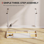 SANODESK Standing Desk with Drawer, Electric Height Adjustable Home Office Desk - Image 6