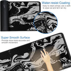 Gaming Mouse Pad, 31.5x15.7 inch Large Extended Computer Keyboard Mouse Mat - Image 3
