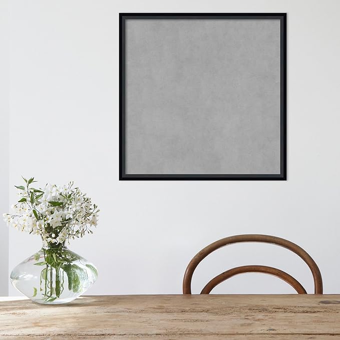 Amanti Art Black Framed Magnetic Board 21x21 Medium Vision Board - Image 5