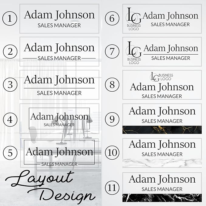 Custom Name Plates for Doors Personalized Wall Name Signs Office Workspace - Image 4
