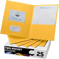 FILE-EZ Two-Pocket Folders, Textured Paper, Letter Size by FILE-EZ