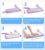 Firbon 12" Guillotine Paper Cutter - Image 8