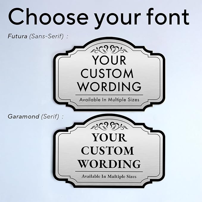 Custom Decorative Outdoor Signs, Personalized Aluminum, Customized Driveway Sign - Image 9