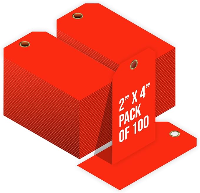 Tags 4 Less 15 Mil Waterproof Plastic Tags, Outdoor Tagging, Equipment Labeling - Image 2