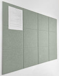 DECORITA Sage Green Cork Board Alternative | Large Pin Board Notice Board | by DesignerManufacturerofInnovativeBulletinBoardSolutionsforHomeOffice