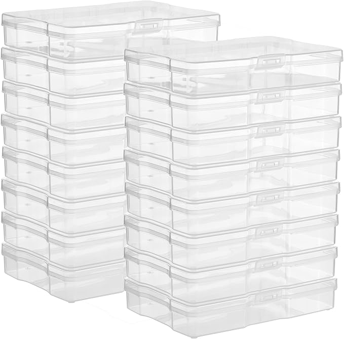 ALINK Photo Storage Box with Handle, Office Supplies - Image 7