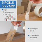 Dunzoom 6 Pack Packing Tape Dispenser Gun - Image 4