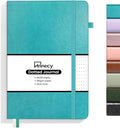 Annecy Numbered Bullet Dotted Journal Notebook, Medium 5.5x 8.25, 160 Pages by Annecy