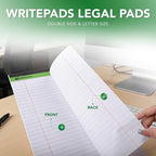 KAISA Legal Notepads 8.5"x11.75"，12pads note pads Writing Pads Recycled Paper - Image 6