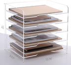 SANRUI Acrylic Paper Organizer Letter Tray - Image 2