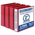 Samsill 2 Inch 3 Ring Binders, Made in USA, Economy Round Ring, 425 Sheet by Samsill