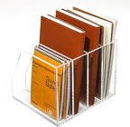 AIDIMOO Acrylic Magazine File Holder, 4 Vertical Compartments Desk Document - Image 5