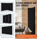 VEVOR Room Divider, 6 Panel Room Divider, Folding Privacy Screen and Portable - Image 5