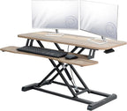 VIVO 36 inch Desk Converter, K Series, Height Adjustable Sit to Stand Riser by VIVO