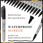 Thenshop 600 Pack Black Permanent Markers Bulk - Image 2