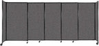 Versare Straightwall Sliding Portable Wall Partition | Freestanding Office by VERSARE