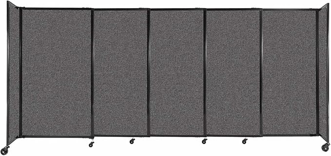 Versare Straightwall Sliding Portable Wall Partition | Freestanding Office by VERSARE
