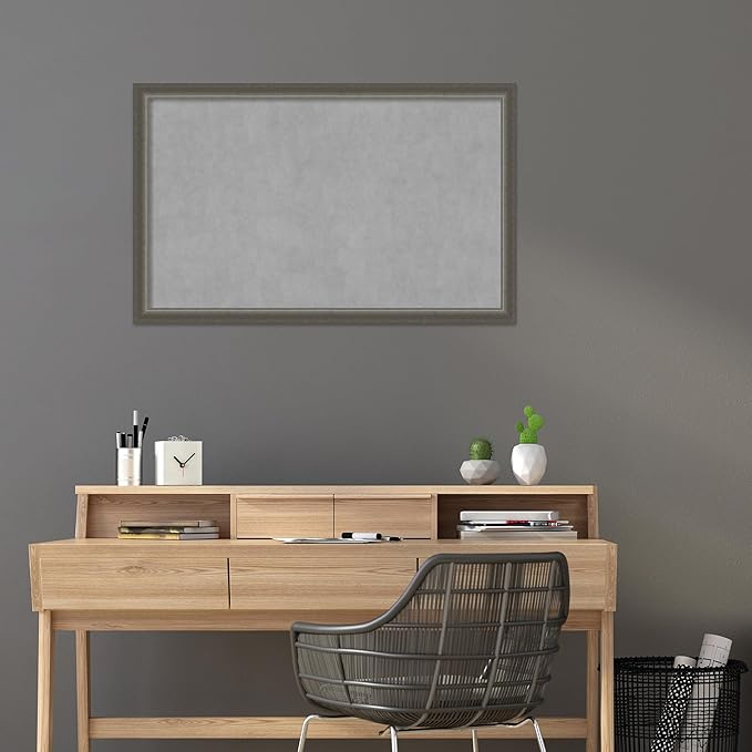 Amanti Art Silver Framed Magnetic Board 27x43 Large Vision Board - Image 5