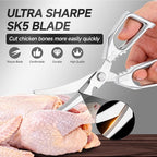 2-Pack Heavy Duty Stainless Steel Kitchen Scissors - Image 4