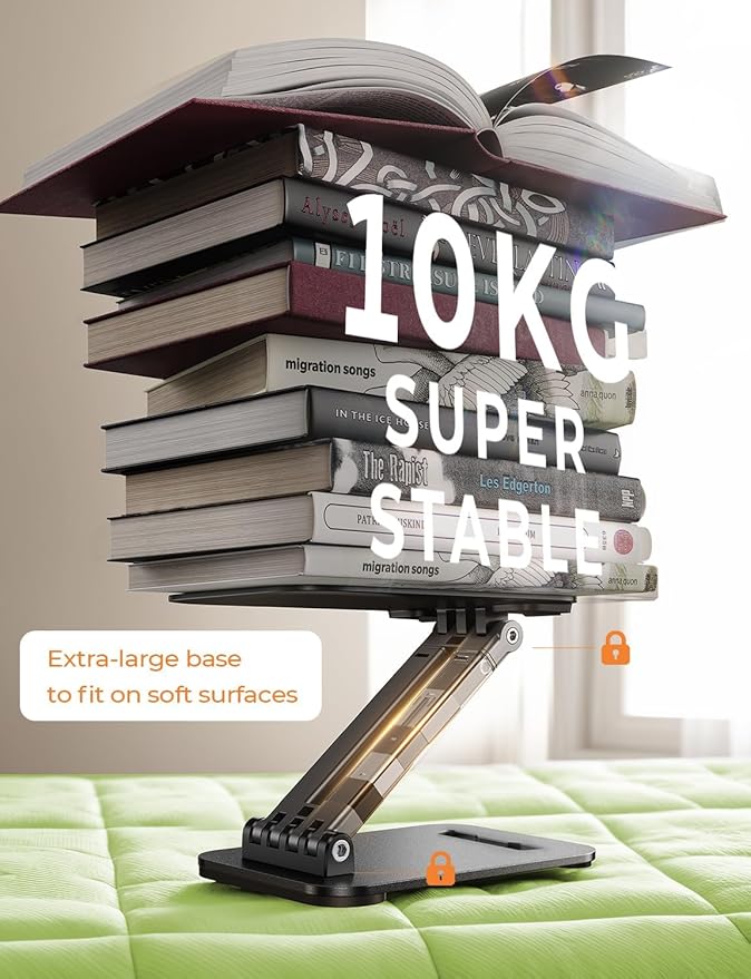 LISEN for iPad Stand Tablet Holder for Desk, Cool Home Office Desk Accessories - Image 6