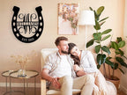 Personalized Horseshoe Metal Sign - Image 2
