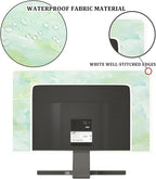 Baocicco Sage Green Marble Waterproof TV Dust Cover 50, 52 Inch Anti-Static - Image 3
