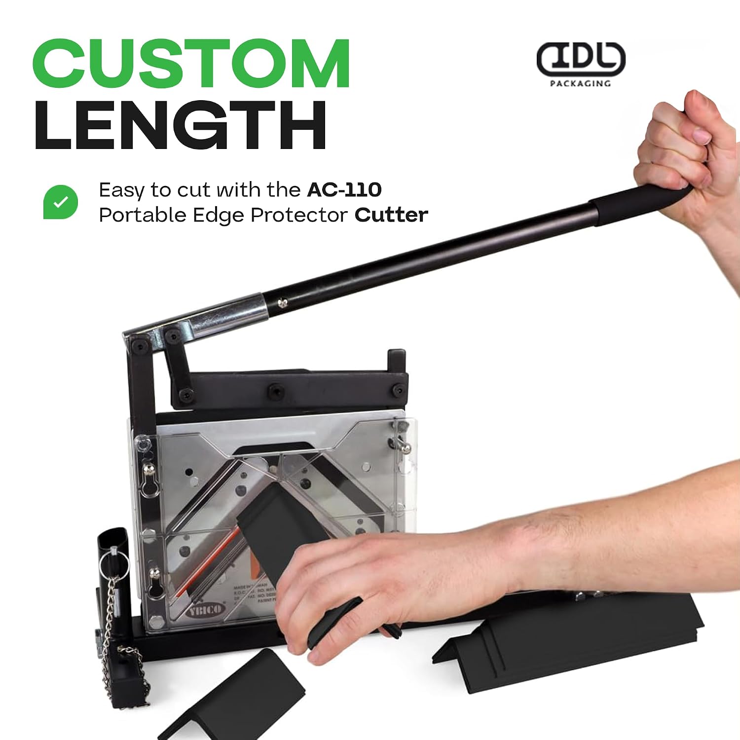 IDL Packaging 2” x 2” x 12” Cardboard Edge Protector (Pack of 20) - Corner Protectors for Shipping, Storage, & Moving – Reinforced Corner Guard Protection for Pallets, Wall Corners, & Furniture | White Corner Protectors for Shipping, Storage, & Moving –