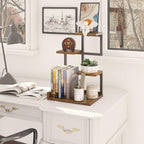 YMYNY Desktop Shelf Organizer, 4 Tier Storage Display Rack, Desk Shelf - Image 2