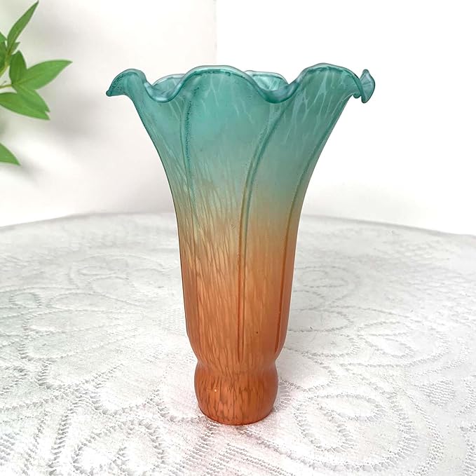 Bieye LS26 Lily Flower Blown Glass Lampshade - Image 5