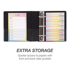 Samsill Economy 1 Inch Mini 3 Ring Binder, Made in The USA, Round Ring Binder - Image 6