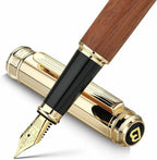 BEILUNER 316 Fountain Pen, Stunning Luxury Rosewood, 24K Gilded Nib, Gorgeous by BEILUNER