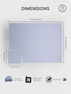 Bumusty Large Cork Board Alternative-47 x35 Felt Bulletin Board Tiles, - Image 2