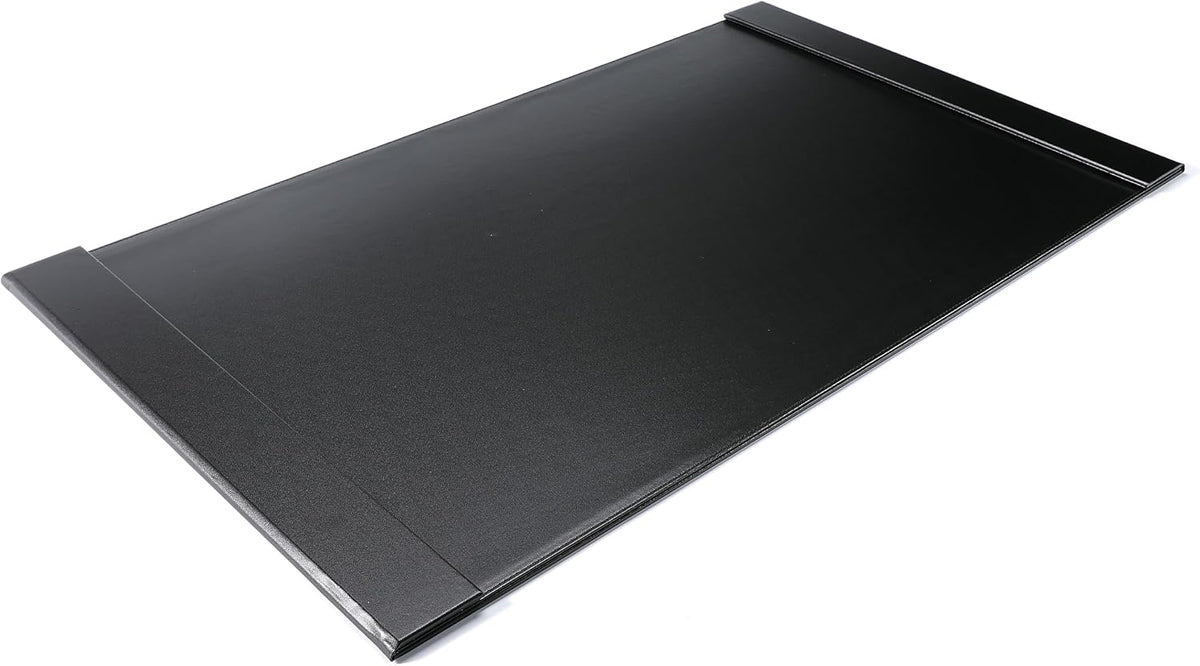 34" x 20" Leather Desk Blotter with Side Rails for Writing Leather ...
