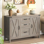 Vabches File Cabinet with 3 Drawers, Farmhouse Lateral File Cabinet Fits Files - Image 2