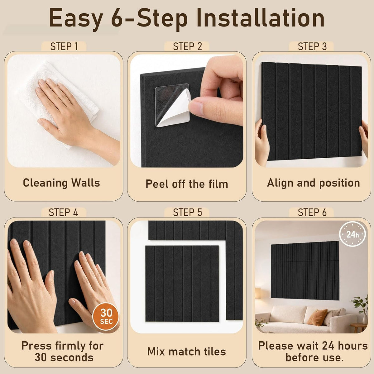 Large Felt Bulletin Board 48" x 36" Cork Board Alternative-12 Pack ...