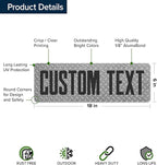 Custom Sign, Custom Street Sign, 11 Font Colors, 13 Font Styles, 4 Hole Options - Image 6