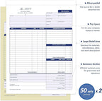 Harfesto Job Work Order Forms, Large Size Contractor Invoice Book 8-1/2" x - Image 3